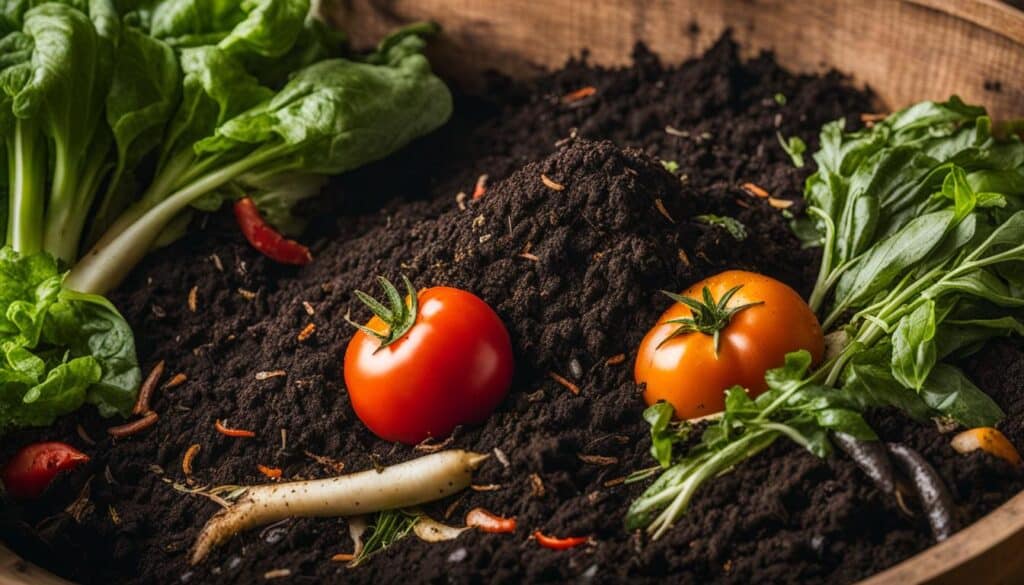 homemade compost for vegetable garden